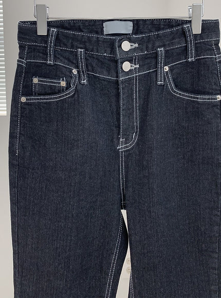 High Waist Bootcut Jeans IM12