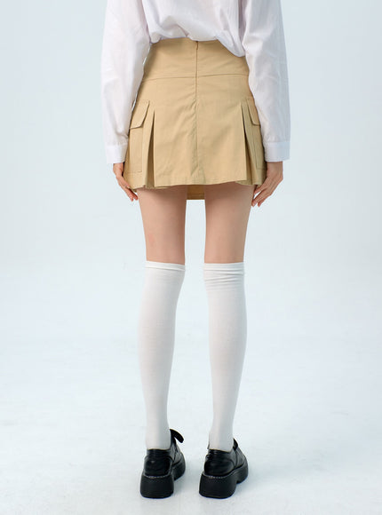 double-pocket-pleated-mini-skirt-ig312