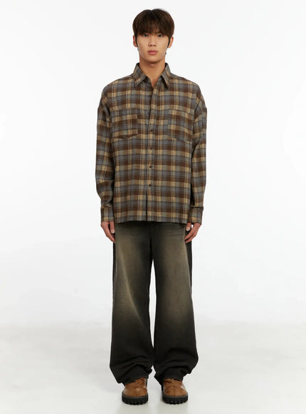 mens-casual-checkered-shirt-id523