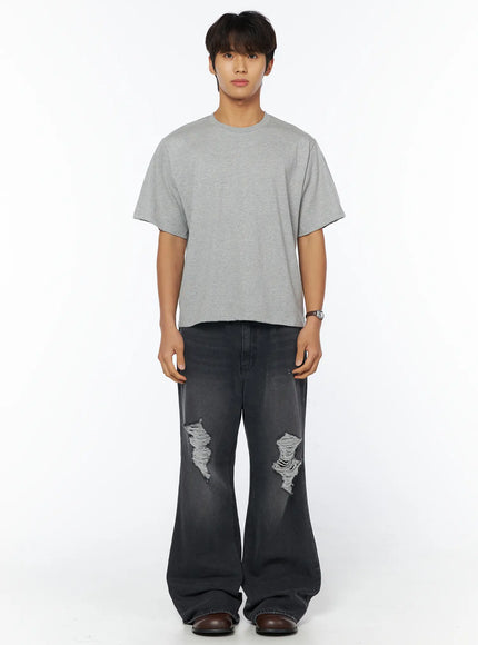 mens-gray-short-sleeve-t-shirt-iu503