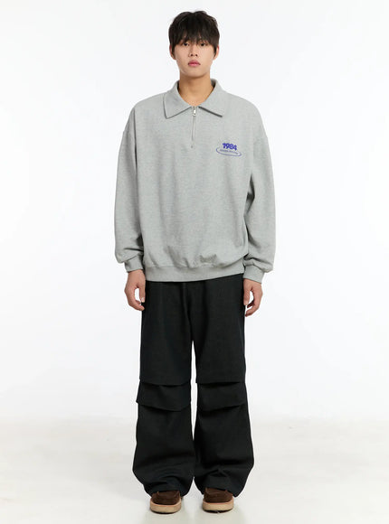 mens-1984-half-zip-up-collar-sweatshirt-im502