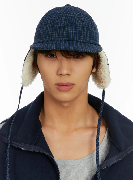 checkered-earflap-winter-cap-id523