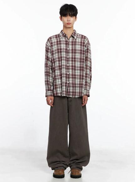 mens-classic-plaid-button-up-shirt-is519