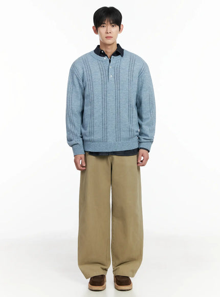 mens-pointelle-henley-knit-sweater-if517