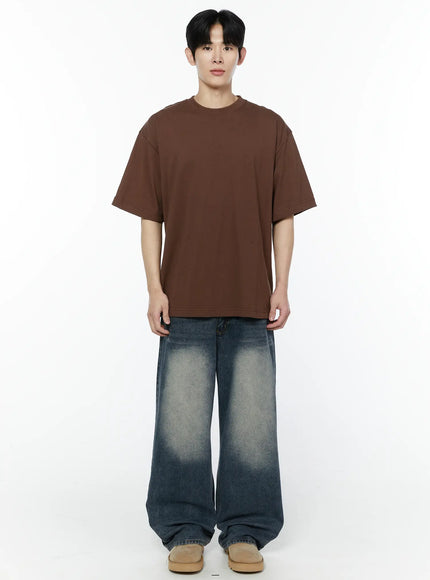 mens-side-slit-t-shirt-brown-iy505