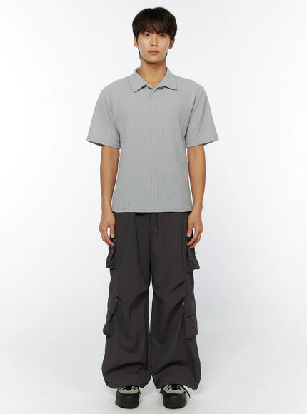 mens-waffle-knit-polo-t-shirt-iy508