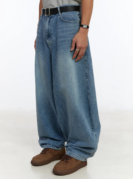 Men's Wide Leg Balloon Jeans IM530