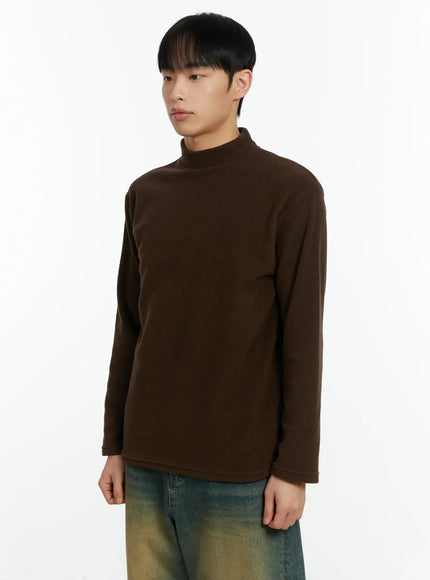 mens-warm-fleece-mock-neck-pullover-if510