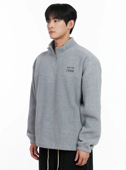 mens-warm-fleece-quarter-zip-sweatshirt-ij521