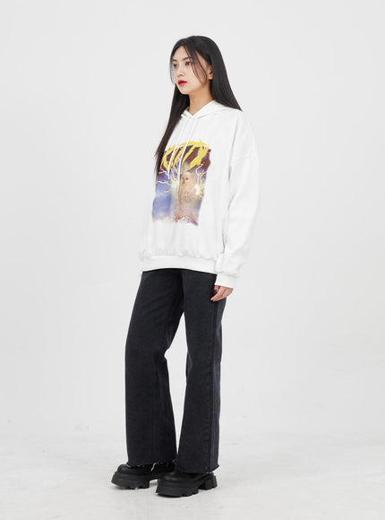 Straight Leg Black Jeans BM316