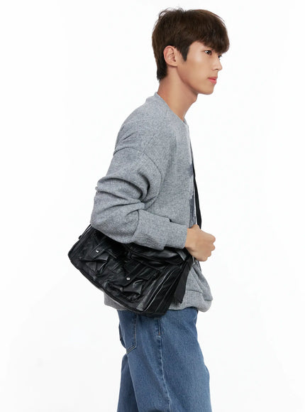 faux-leather-two-pocket-crossbody-bag-io506