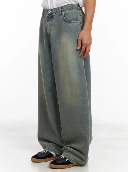 Men's Relaxed Fit Wide Jeans ID511