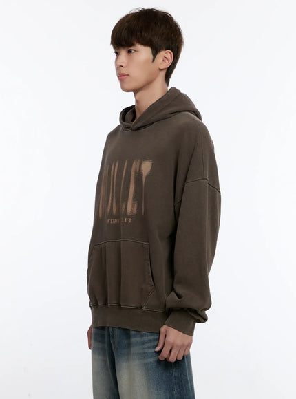 Men's Warped Graphic Hoodie IS529