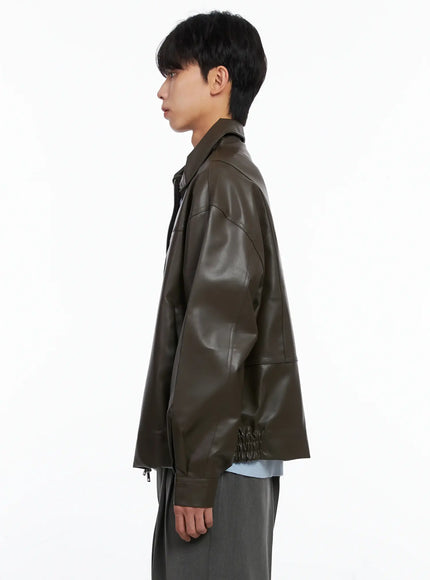 mens-classis-faux-leather-zip-up-jacket-is519