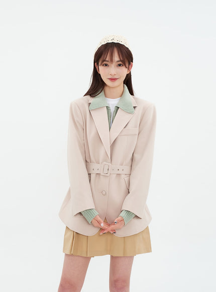Modern Daily Jacket and Belt Set BA01