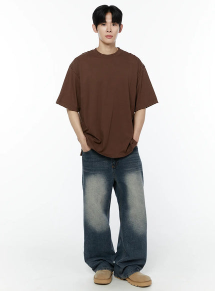 mens-side-slit-t-shirt-brown-iy505