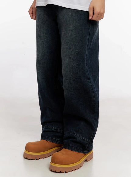 Men's Wester Wide Leg Jeans IO528