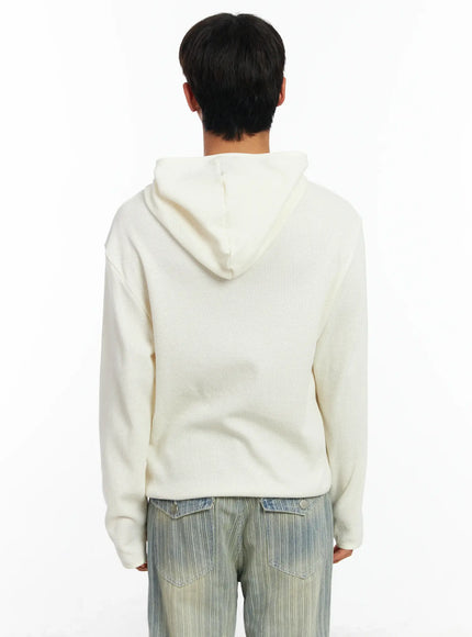 mens-waffle-knit-henley-neck-hoodie-if504
