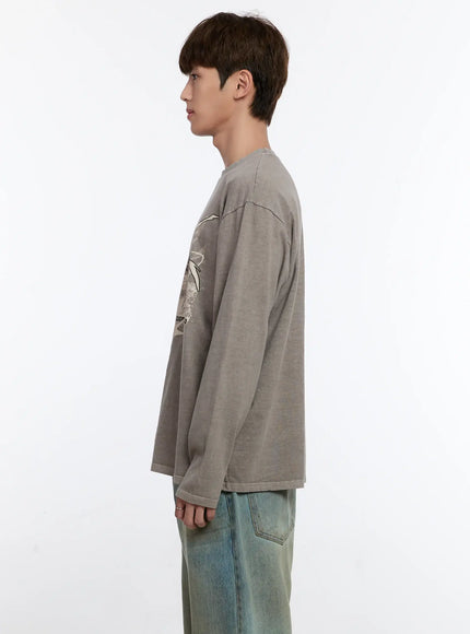 Men's Urban Graphic Long Sleeve Shirt IS529
