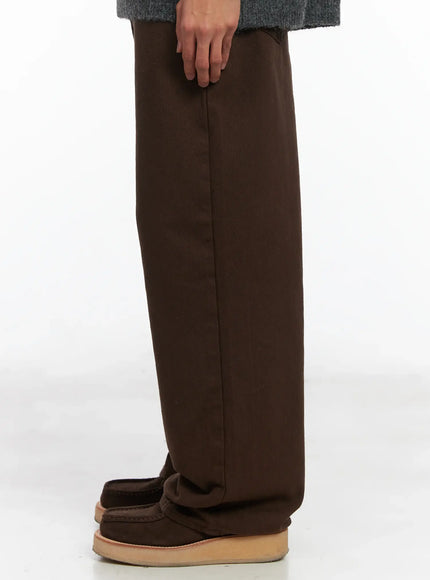 mens-brown-herringbone-wide-cotton-pants-id511