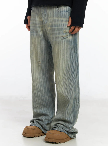 men-s-striped-brushed-washed-jeans-if504