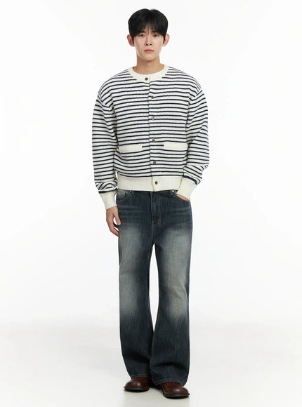 mens-striped-waffle-knit-cardigan-if517