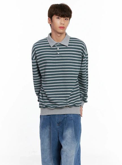 mens-striped-collared-sweatshirt-io502