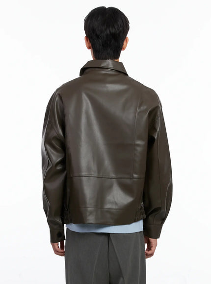 mens-classis-faux-leather-zip-up-jacket-is519