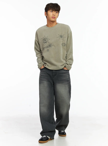 mens-graphic-fleece-long-sleeve-top-ij514