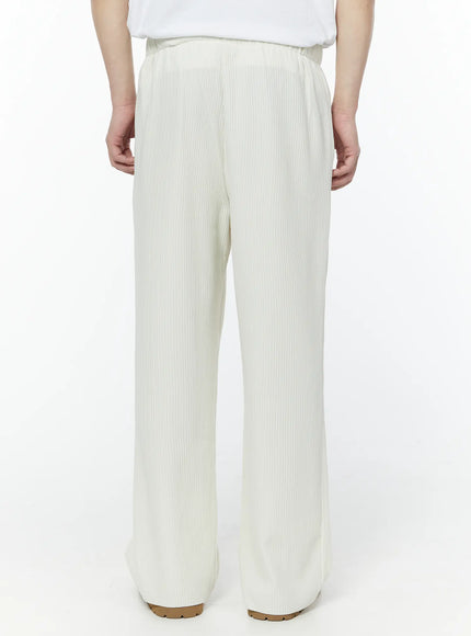 Men's Pleated Wide Leg Pants IY506