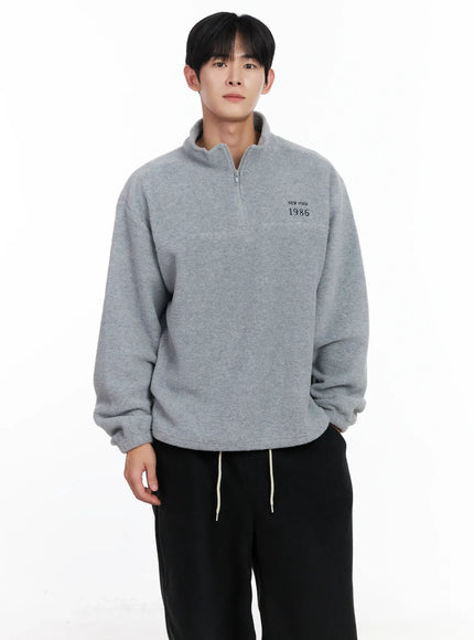mens-warm-fleece-quarter-zip-sweatshirt-ij521