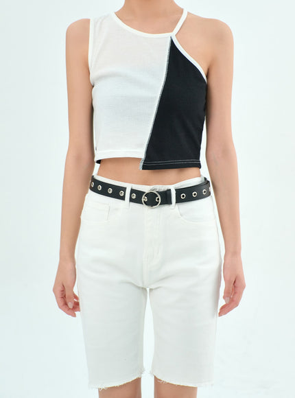Two Color Unbalanced Top BY308