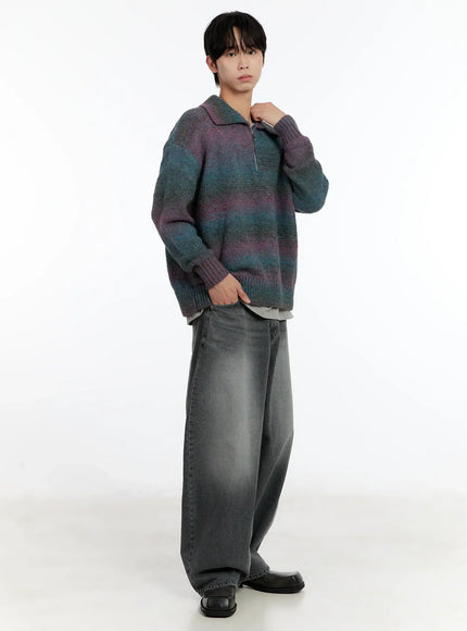 mens-alpaca-knit-quarter-zip-sweatshirts-id502