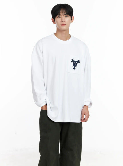 mens-casual-embroidered-pocket-long-sleeve-ij521