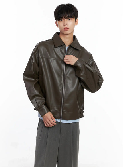 mens-classis-faux-leather-zip-up-jacket-is519