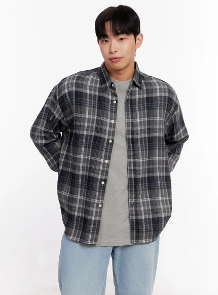 mens-casual-plaid-check-shirt-io528