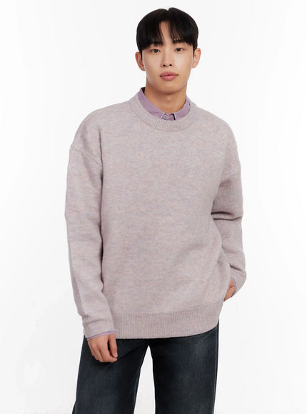 Men's Relaxed Fit Blue Cotton Shirt IO528