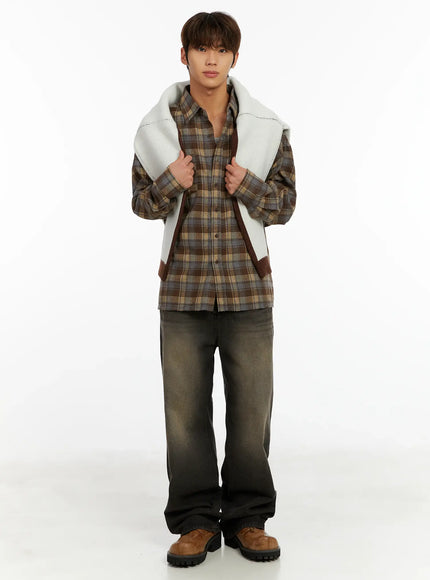 mens-casual-checkered-shirt-id523