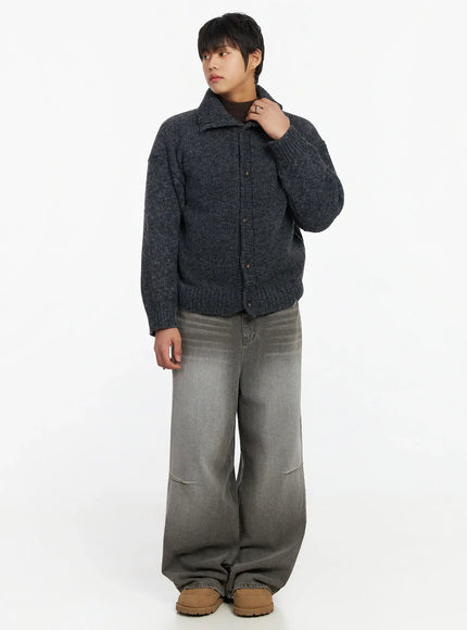 mens-warm-fleece-mock-neck-pullover-if510