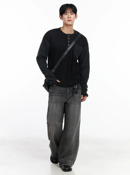 mens-two-toned-wool-knit-long-sleeve-top-ij521