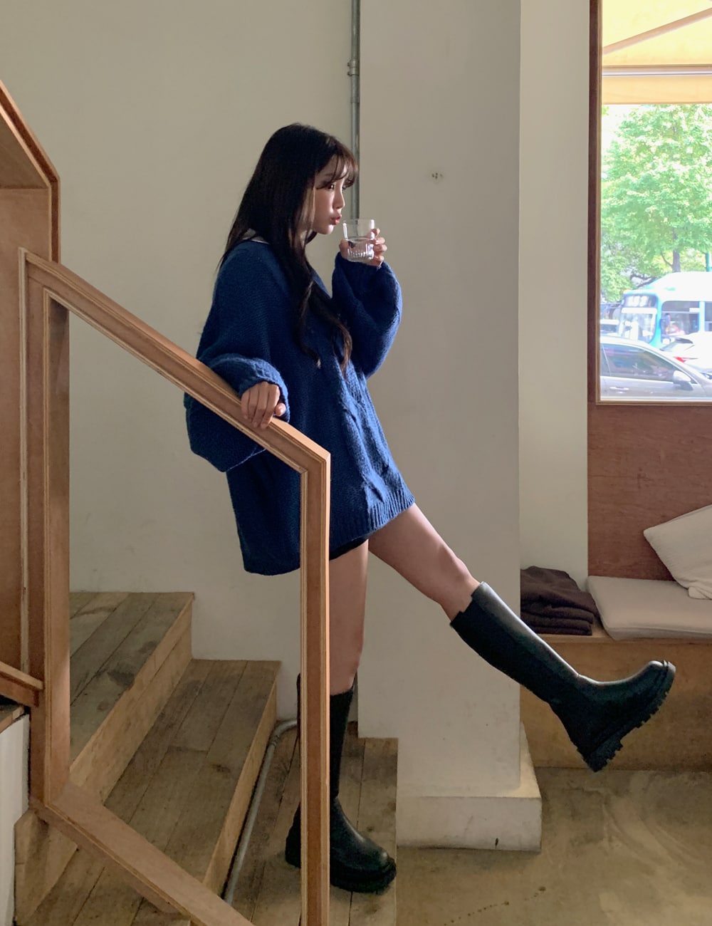 Cable Knit Sweater BA09