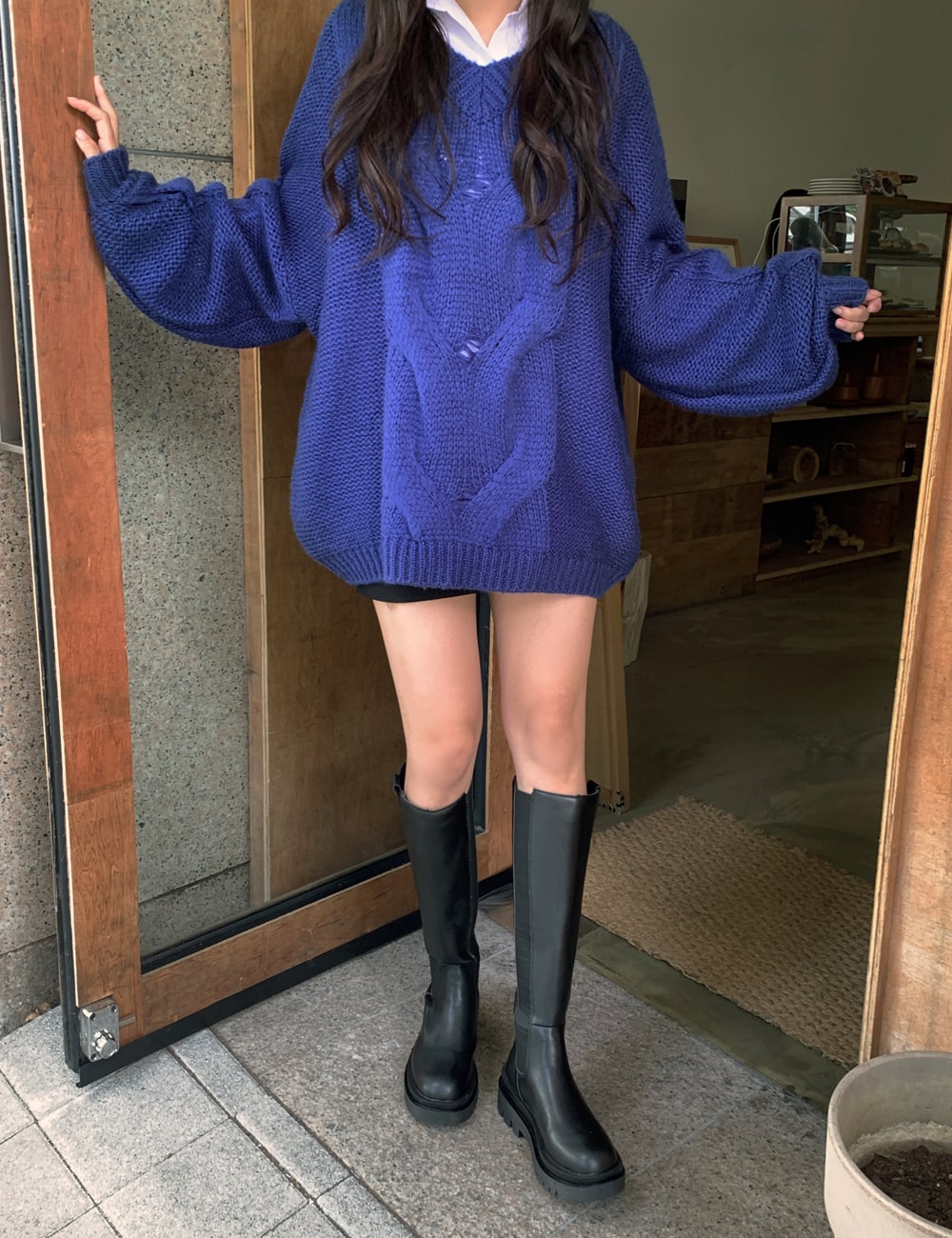 Cable Knit Sweater BA09