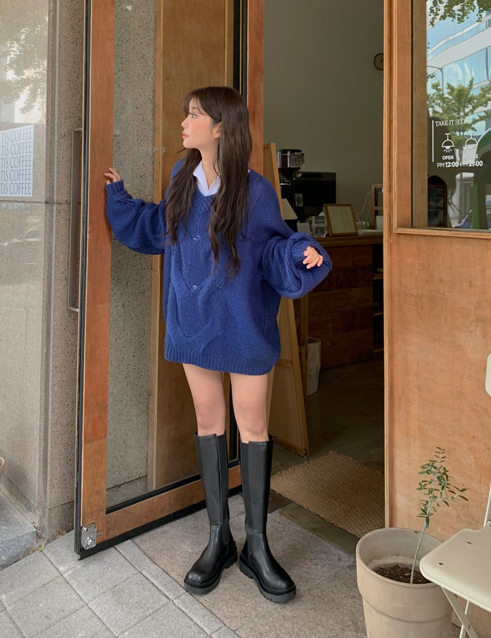 Cable Knit Sweater BA09