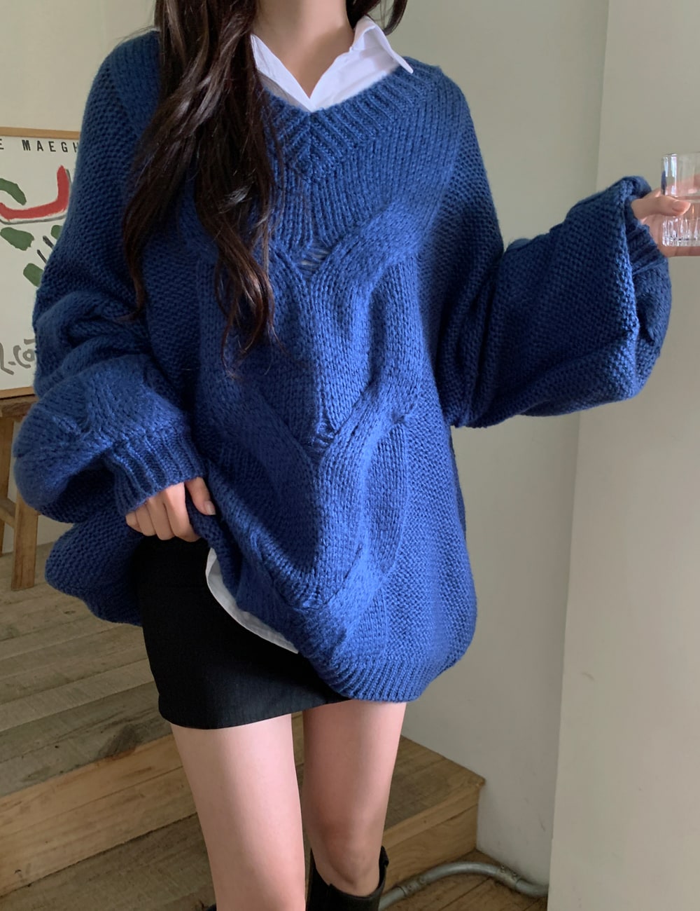 Cable Knit Sweater BA09