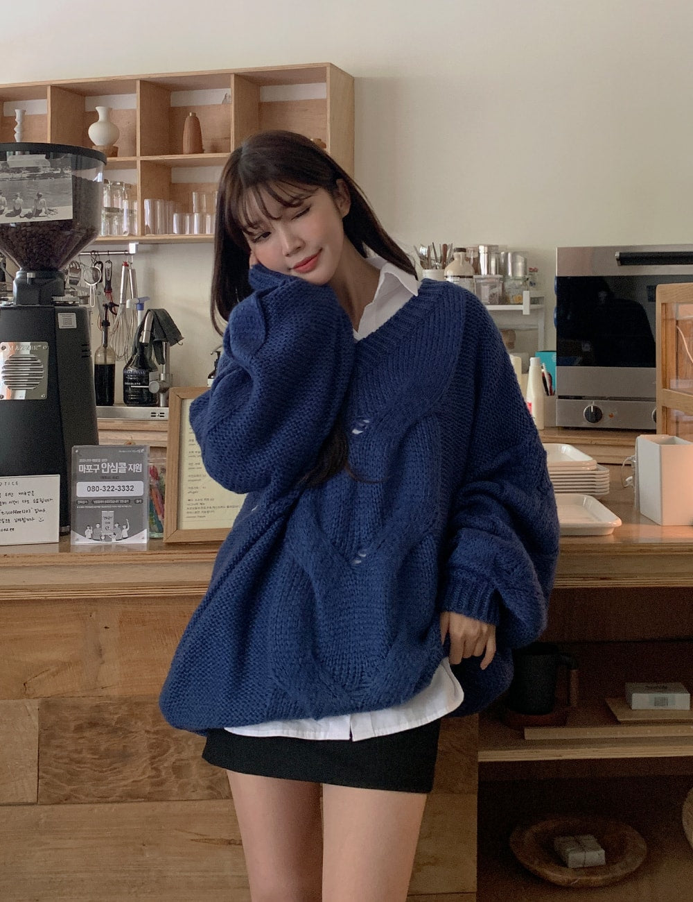 Cable Knit Sweater BA09