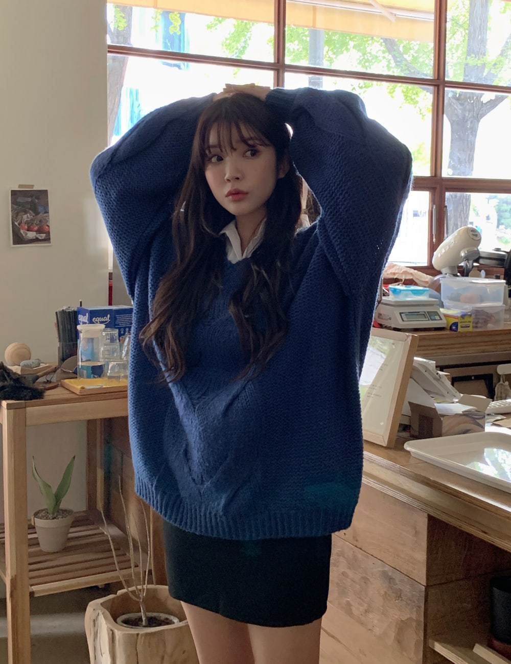 Cable Knit Sweater BA09