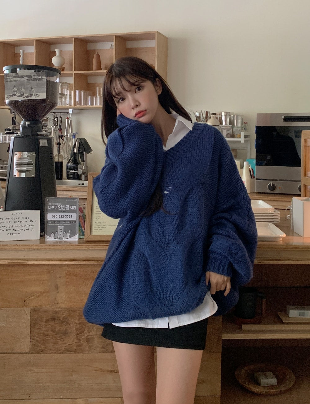 Cable Knit Sweater BA09