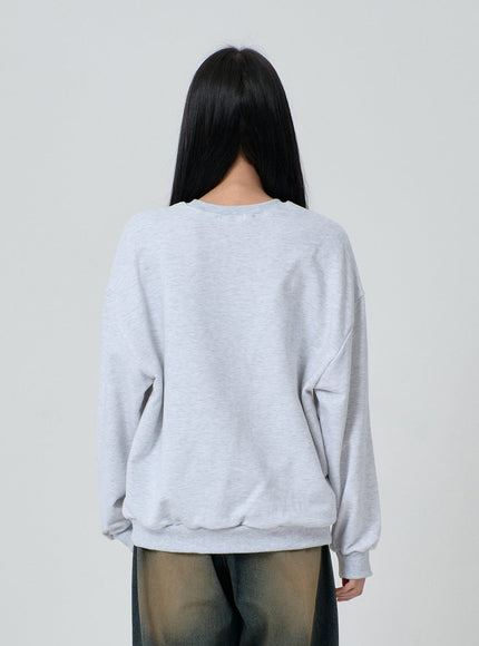 Sleeping Bear Print Sweatshirt