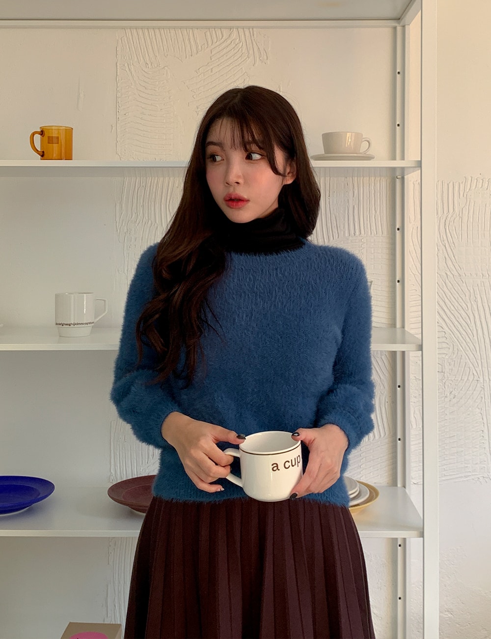 Angora Knit Sweater BA18