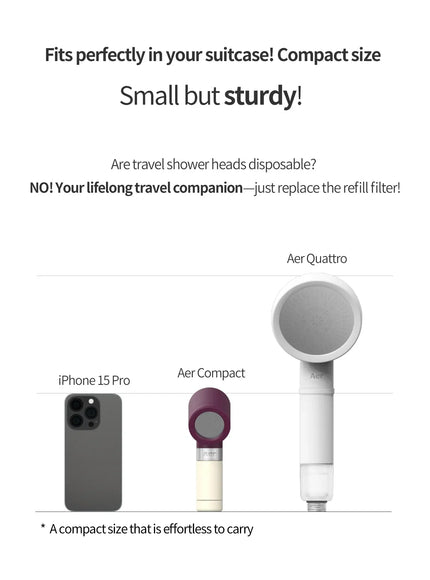 Water Solution Travel Shower Compact (1ea)